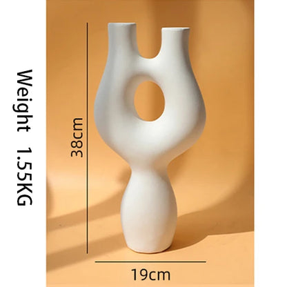 Irregular Rockery Statue Figure Home Decoration Ceramic Ornaments For Living Room Abstract Sculpture Art Office Desk Decor Gifts