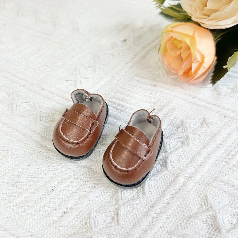 17cm Doll's Clothes For Labubu The Monster Outfit Accessories Clothing DIY Lei Feng Army Green Coat Red Star Hat