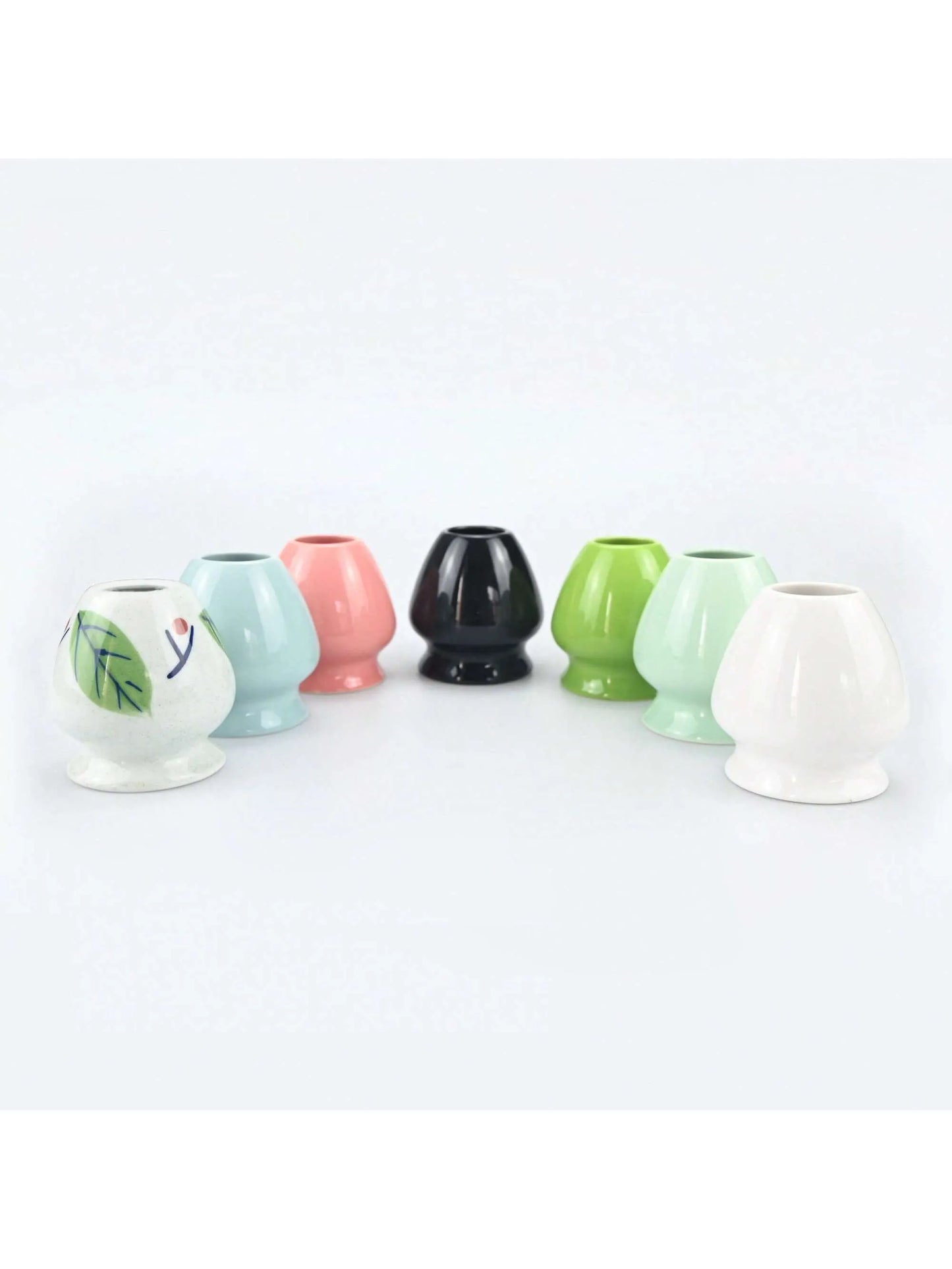 1PCS Ceramic Matcha Green Tea Chasen Holder Stand Bowl Bamboo Whisk Grinder Brushes Tea Tools Holder Tea Accessories Teaware
