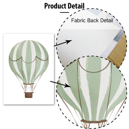 Sailboat Rocket Hot Air Balloon Plane Train Car Wall Art Nordic Posters Prints Canvas Painting Cartoon Pictures Kids Room Decor