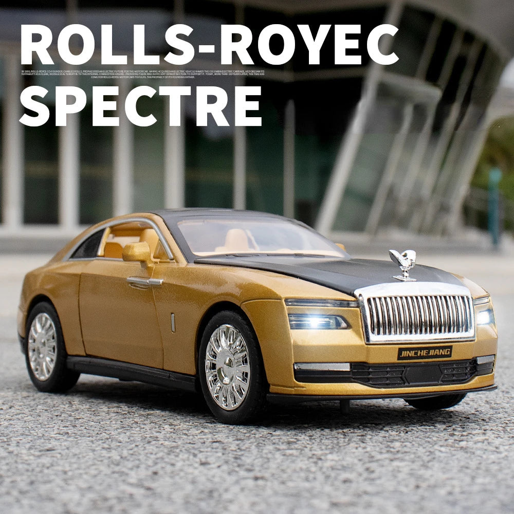 1:32 Rolls-Royce Spectre Phantom Alloy Cars Model Toys Diecast Metal Models Toy Vehicle with Pull Back Vehicle for Children Gift
