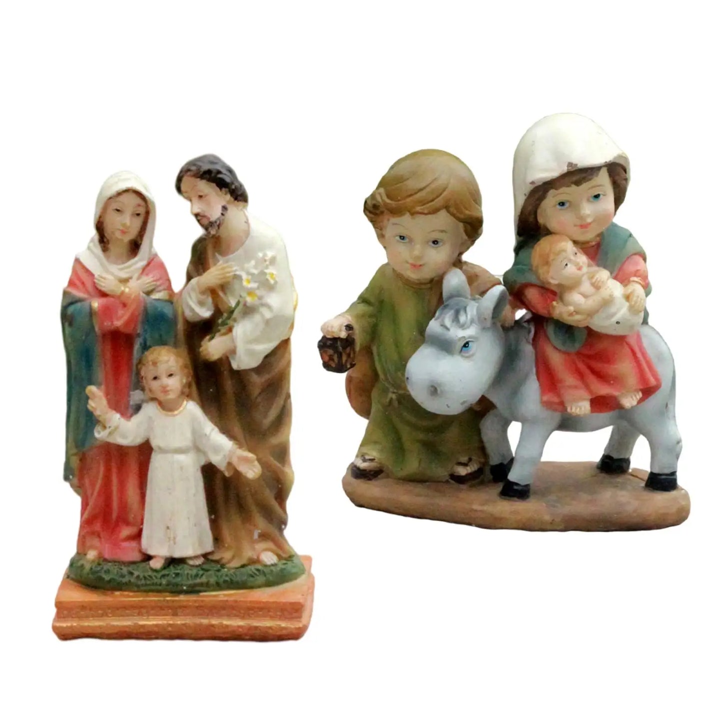 Nativity Figurine Statue Christmas Gift Mini Christian for Desktop