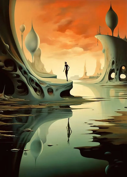 Surrealism Salvador Dali Posters and Prints Wall Art Canvas Painting Abstract Picture for Living Room Home Decoration Cuadros