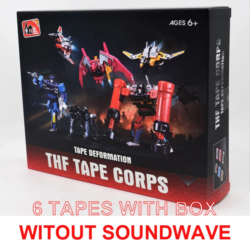 THF-01J Soundwave G1 Transformation THF01 Tape Corps THF01J THF01P  Walkman MasterPiece MP13 MP-13 Action Figure Robot Toys