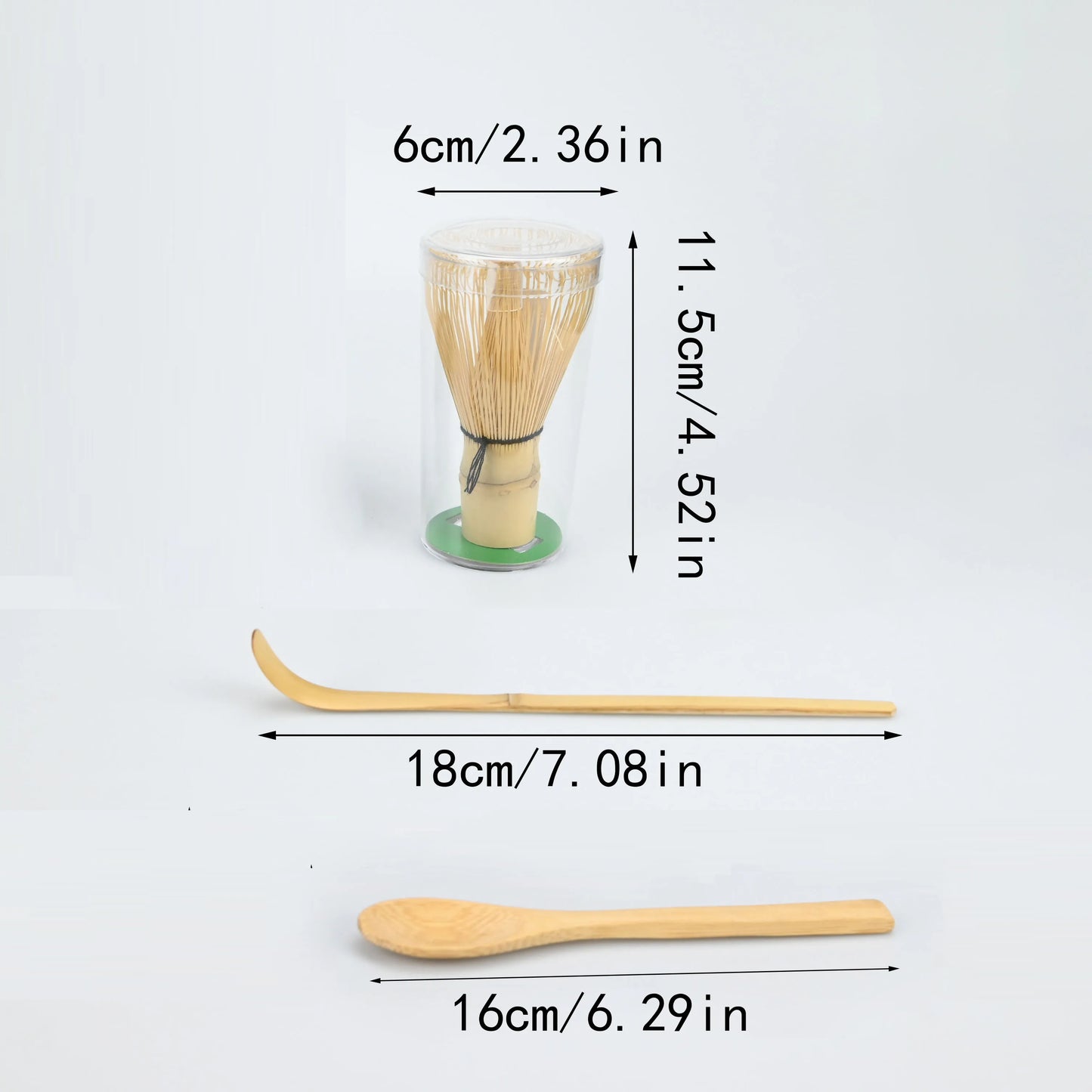 3PCS  Bamboo Whisk Tea spoon Matcha Whisk Tea Spoon And Scoop Tea-making Tools