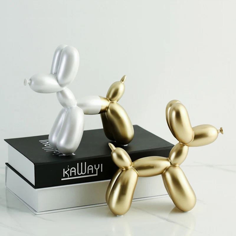Statues Sculptures Animal Balloon Dog Ornament Creativity Nordic Simplicity Home Decoration Modern Living Room Office Resin Art