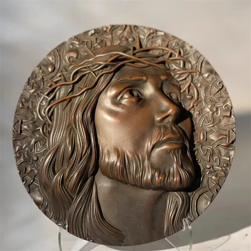 Abstract Spiky Textural Sculpture Hand Carved Relief Art Statue Modern Home Decor Centerpiece for Entryway Table & Living Room