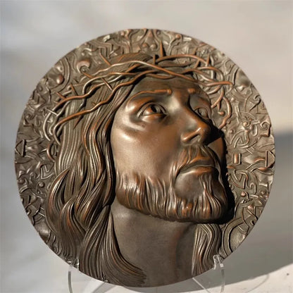 Abstract Spiky Textural Sculpture Hand Carved Relief Art Statue Modern Home Decor Centerpiece for Entryway Table & Living Room