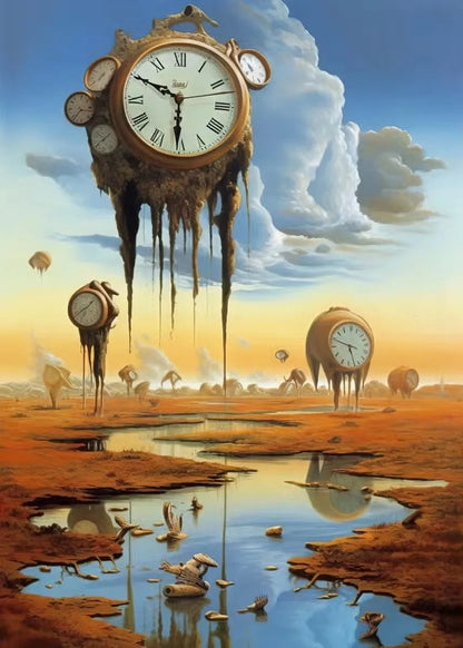 Surrealism Salvador Dali Posters and Prints Wall Art Canvas Painting Abstract Picture for Living Room Home Decoration Cuadros