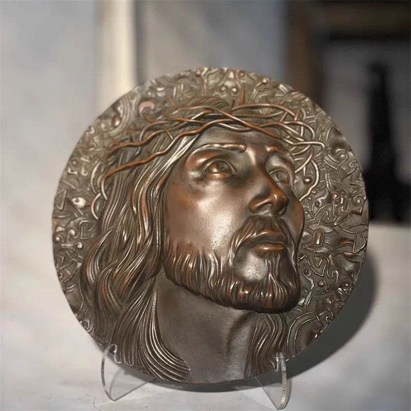 Abstract Spiky Textural Sculpture Hand Carved Relief Art Statue Modern Home Decor Centerpiece for Entryway Table & Living Room