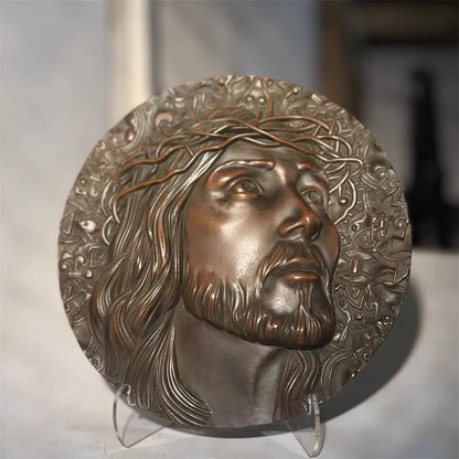 Abstract Spiky Textural Sculpture Hand Carved Relief Art Statue Modern Home Decor Centerpiece for Entryway Table & Living Room