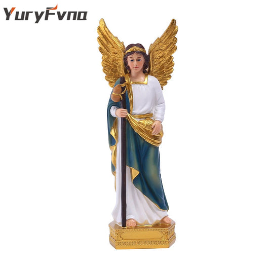 YuryFvna résine ange dieu Statue aile fille Figurines pour intérieur maison salon table décoration accessoires