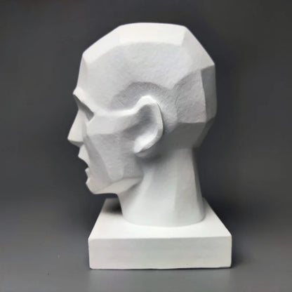 Portrait Model Teaching Aids Sketch Plaster Figure Sculpture Art Ornaments Interior Art Living Room Figurines Desktop Decor Gift