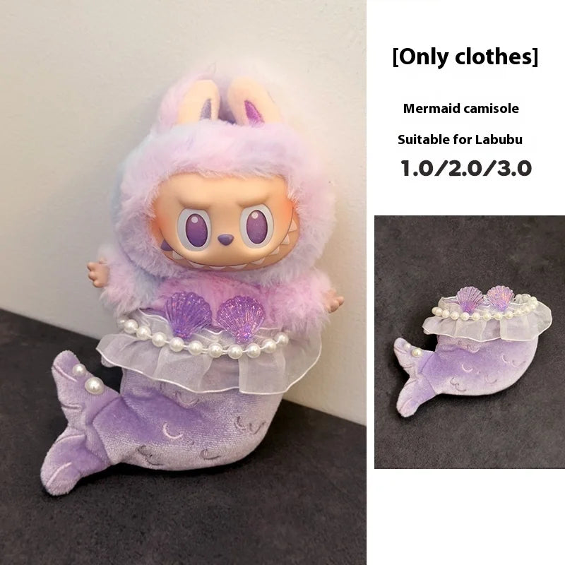 In Stock For 17 Cm V1/V2/V3 Ropa Lafufu Clothes Fried Shrimp Onesie Explosion Cute Animal Clothes Outfit Display Kawaii Gift