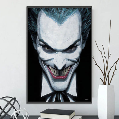 DC Heroes Ross Edition Superman Self-adhesive Poster Movie Wallpaper Figures Home Decoration Painting Wall Art Bedroom Cartoons