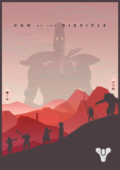 Destiny Raid Collection Video Game for Living Room Wall Art Decor Home Decoration Modern Design Retro Canvas Painting Posters