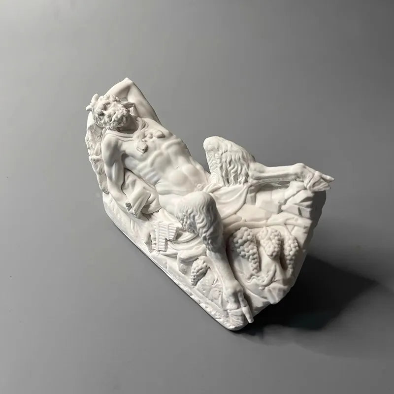 Pan Shen Ancient Greek Myth Sculpture Retro Roman Gypsum Home Decoration Art Figurine Decoration Desk Ornament Birthday Gift