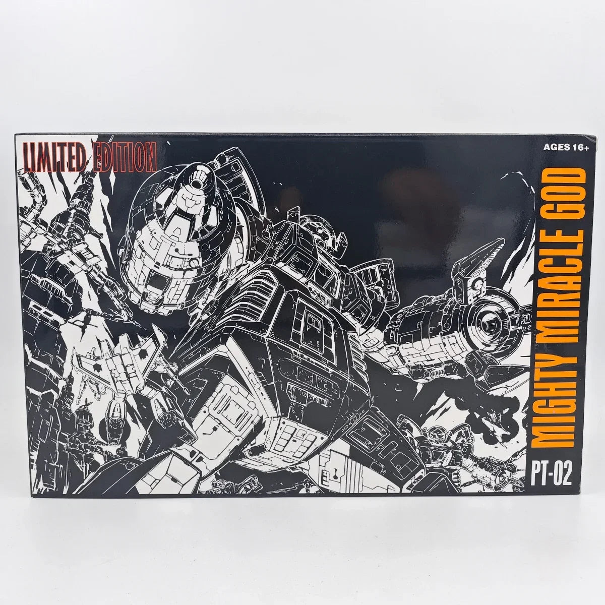 PANGU MODEL Transformation PT-02M PT02M MIGHTY MIRACLE God Scale Down 26cm Defensive Fortress Base Action Figure Toy