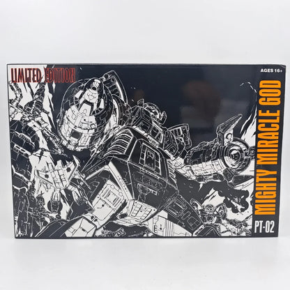 PANGU MODEL Transformation PT-02M PT02M MIGHTY MIRACLE God Scale Down 26cm Defensive Fortress Base Action Figure Toy