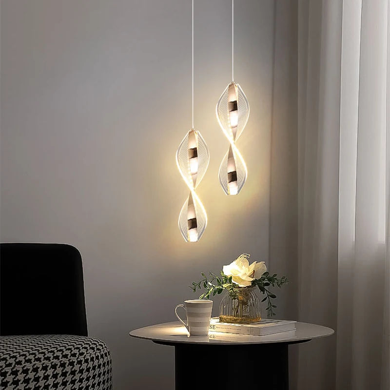 Nordic LED Pendant Lamp For Interior Wall Lamps Living Lighting Bedroom Study Home Decoration Bedside Acrylic Led Pendant Lights