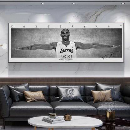 Motivational Basketball C-Curry and K-kebe Poster Canvas Print Home Living Room Bedroom Cafe Art Painting Decoration