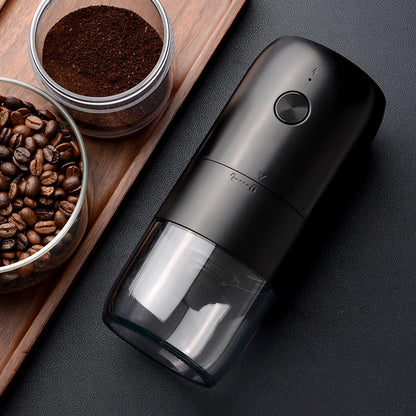 Elektrische Kaffeebohnenmühle, automatische tragbare Schleifmaschine, einstellbare Grobheit, USB wiederaufladbar, zum Übergießen von Espresso