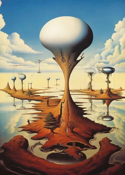 Surrealism Salvador Dali Posters and Prints Wall Art Canvas Painting Abstract Picture for Living Room Home Decoration Cuadros