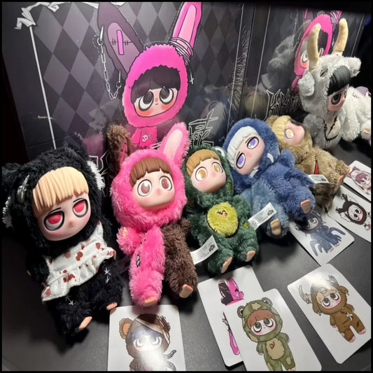 Kiki Little Key Authentic Gothic Style Night Elf Plush Blind Box Pendant Trendy Collectible Toy for Girls Birthday Gift