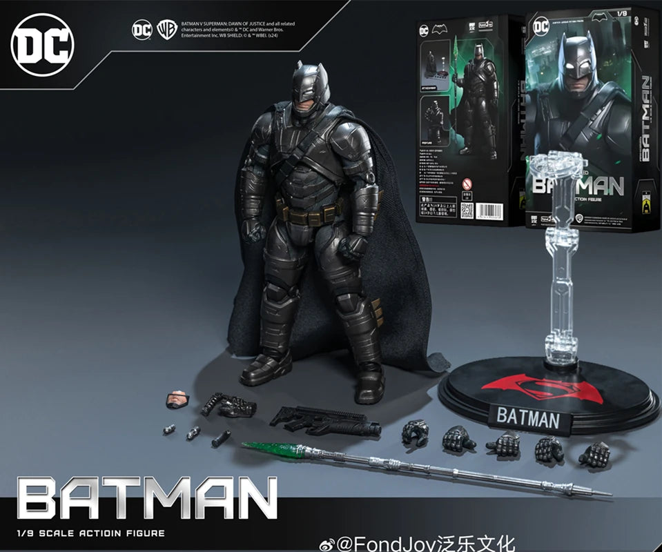 FondJoy Original Batman Ben 1/9 The Batman Robert Pattinson DC Justice League Wayne Superman Action Figures Toys for Kids Gift
