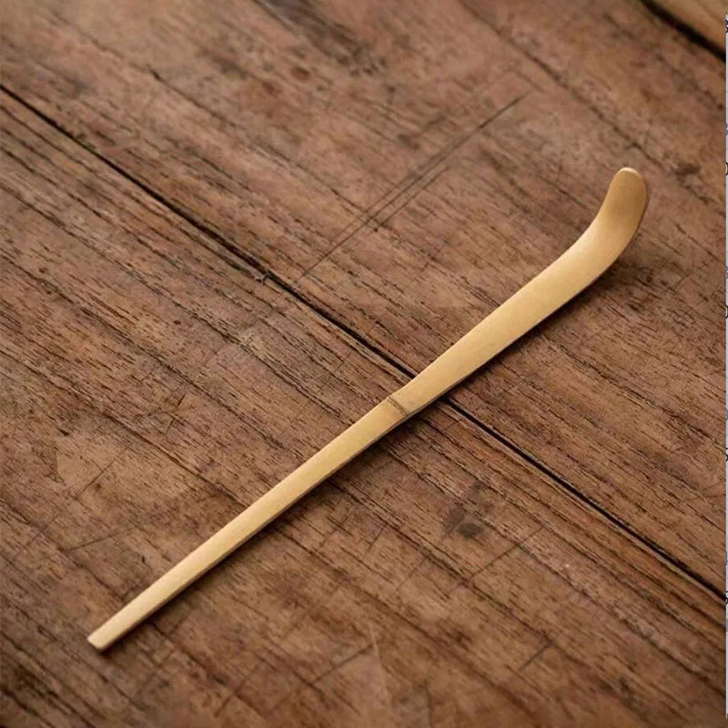 Handmade Golden Bamboo Matcha Whiskey, Traditional Japanese Matcha Blender - Tea Set Made from Durable and Sustainable Organic B