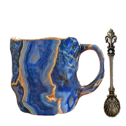 Imitation Crystal Mineral Coffee Cup Resin Fashion Water Cup Office Home Mineral Cup New Year Gift Birthday Gift For Friends