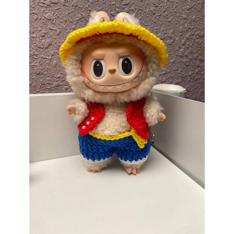 Doll  labubu Clothes Accessories Luffy Zoro Doll Clothes Decoration Pendant Clothes Decoration Clothes Doll Decoration Clothes