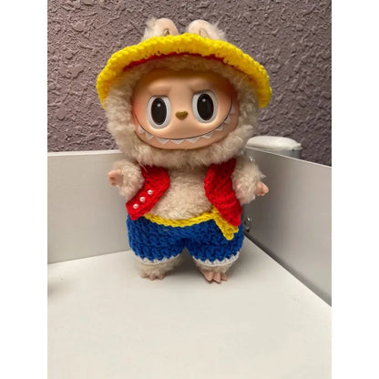 Doll  labubu Clothes Accessories Luffy Zoro Doll Clothes Decoration Pendant Clothes Decoration Clothes Doll Decoration Clothes