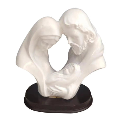 Resin Holy Family Statue Nativity Scene Figurine Artwork Collection Sculpture
