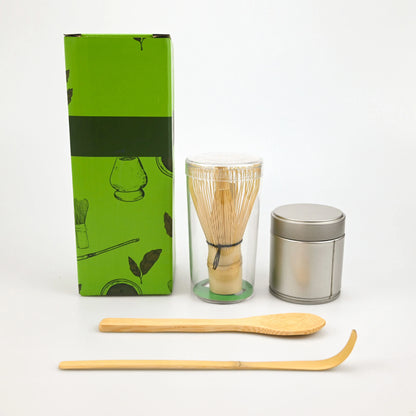 4PCS/Set Japanese-style Matcha Jar Wooden Spoon Exquisite Subpackage Jar Perfect Gift For Ceremony