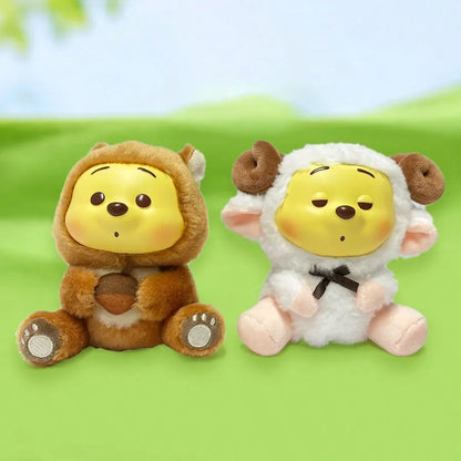 Winnie The Pooh Series Blind Box Vinyl Doll Pendant Naughty Party Plush Mystery Toy Cute for Girls Birthday Decoration Gifts