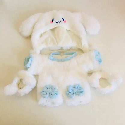 30cm Doll Lina Doll Clothes Plush Toy Set Teddy Bear Kawaii Anime Accessories Dress Up Cute Cartoon Friends Holiday Gift