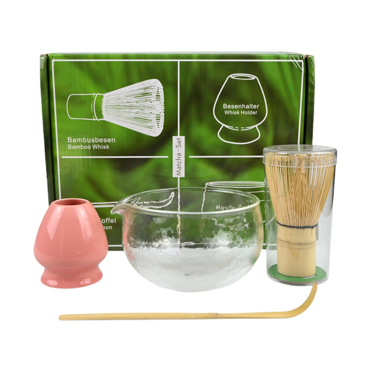 4PCS/Set Japanese-style Matcha Bowl , Spoon, Tea Whisk, Perfect Gift For Ceremony, Traditional Decoration