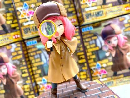 13cm SPY FAMILY Figurine Anya Forger Action Figures Detective Uniform PVC Anime Model Collection Ornamen Toys New Year Kids Gift