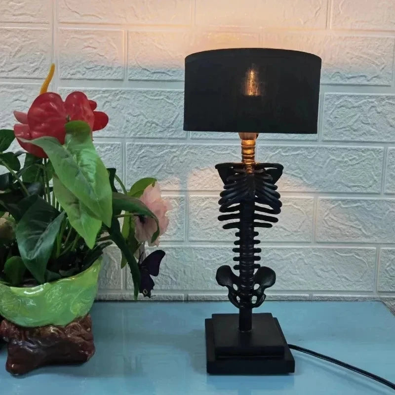 Schädel Tisch Lampe Skelett Horror 3D Statue Kreative Party Ornament Prop Halloween Dekoration Atmosphäre Lampe Nachtlicht