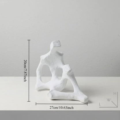 Creative Abstract Figure Statue Home Decor Nordic Modern Decorative Figurines For Interior Creative Office Living Decoration