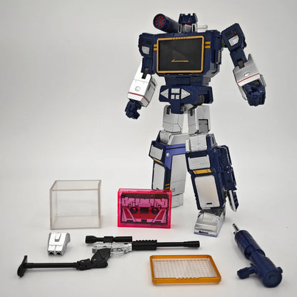 THF-01J Soundwave G1 Transformation THF01 Tape Corps THF01J THF01P  Walkman MasterPiece MP13 MP-13 Action Figure Robot Toys