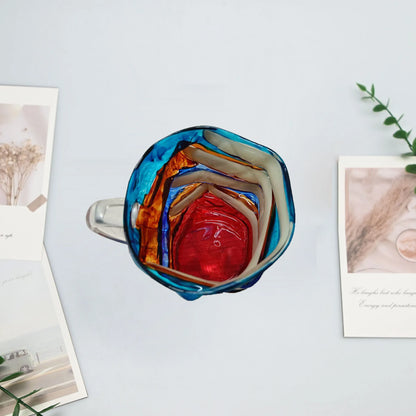 Painted Book Mug Novelty 3D Painted Books Painted Book Mug, Painted Book Cup, Mug, Coffee Cup