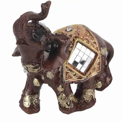 Feng Shui Elephant Lucky Feng Shui Wood Grain Elephant Statue Sculpture Wealth Figurine Gift Home Decoration Elephant Sculpture