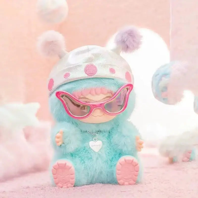 Wakuku Blind Box Fuzzy Trendy Fun Party Series And Wakuku Panda Elevator Action Figure Doll Bag Surprise Bag Pendant Doll Gift