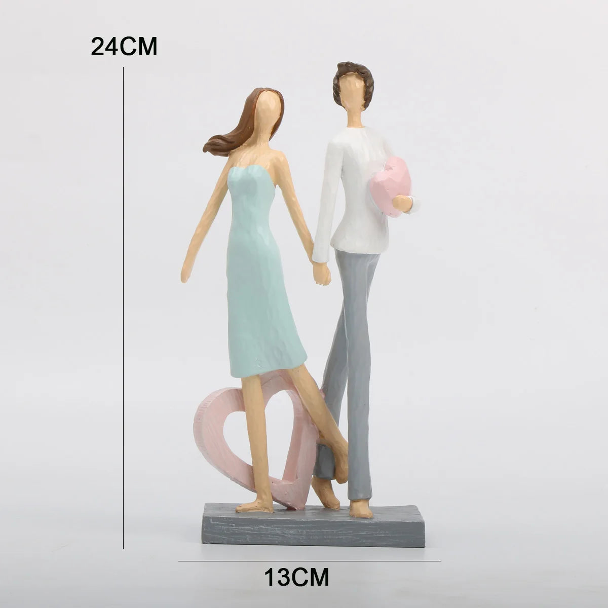 1pc Abstract Couple Character Ornament, Resin Statue ArtCraft, For Bookshelf Home Living Room Office Cafe DecorRoom Tabletop Dis