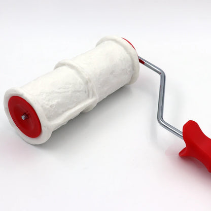 8' Texture Embossing Roller Diy Brick Pattern Paint Roller Rubber Brush For Wall Decoration Tools Diatom Mud Construction Tool