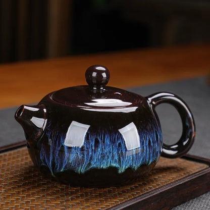 Service à thé en céramique, accessoires de Production de thé Kung Fu chinois, une théière de quatre tasses des meilleurs amateurs de thé, cadeaux de vacances