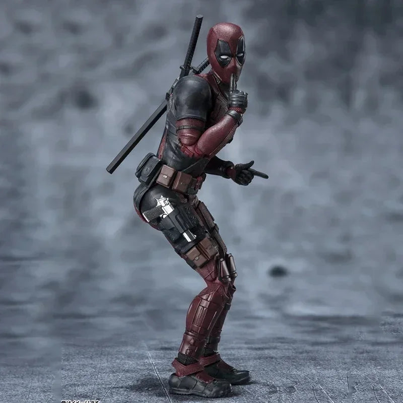 Ml X-Men Anime Figure Shf Deadpool Action Figurine Statue Collection Deadpool 2 Deor Models High Quality Version Toys Xmas Gifts