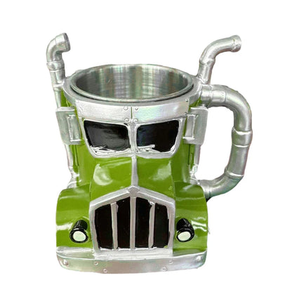 Beetle Car Coffee Mug Funny Semi Truck Heat Resist Coffee Cup Resin Creative Tea Cups Handmade Unique Drinkware for Home Kitchen